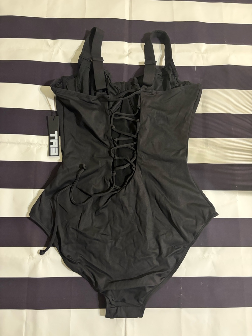 BNWT TA3 Lifty Shape Wear One Piece Swimsuit Large Regular Long J/K - Picture 2 of 3